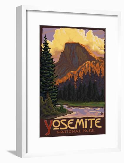 Half Dome, Yosemite National Park, California-null-Framed Poster