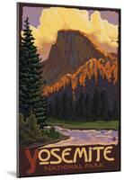 Half Dome, Yosemite National Park, California-null-Mounted Poster