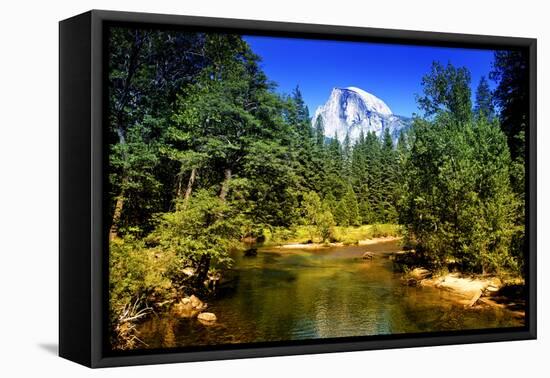 Half Dome - Yosemite National Park - Californie - United States-Philippe Hugonnard-Framed Stretched Canvas