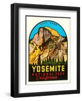 Half-Dome, Yosemite National Park-null-Framed Art Print