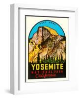 Half-Dome, Yosemite National Park-null-Framed Art Print