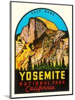 Half-Dome, Yosemite National Park-null-Mounted Art Print