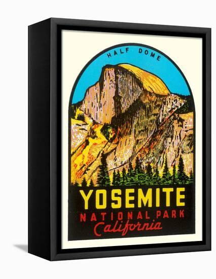 Half-Dome, Yosemite National Park-null-Framed Stretched Canvas