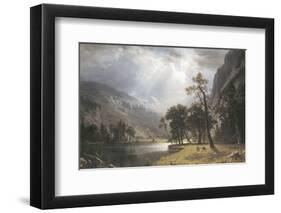 Half Dome, Yosemite Valley-Albert Bierstadt-Framed Art Print