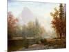 Half Dome, Yosemite-Albert Bierstadt-Mounted Giclee Print