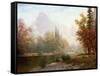 Half Dome, Yosemite-Albert Bierstadt-Framed Stretched Canvas