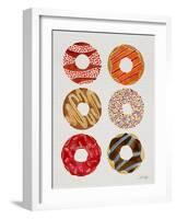 Half Dozen Donuts-Cat Coquillette-Framed Giclee Print