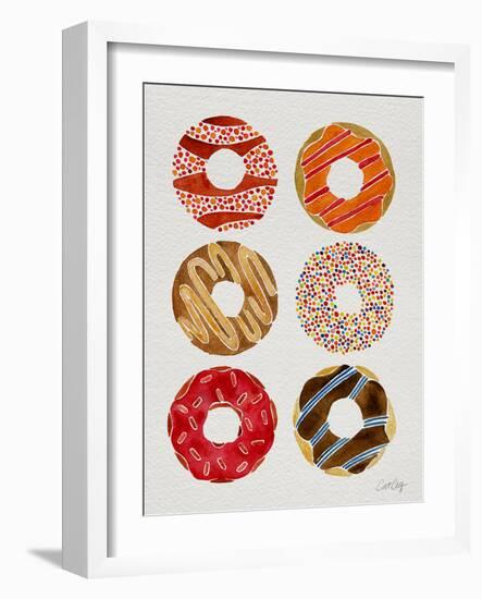 Half Dozen Donuts-Cat Coquillette-Framed Giclee Print