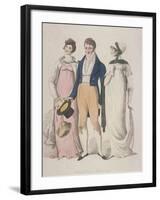 Half Full Dresses, C1810-W Read-Framed Giclee Print