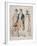 Half Full Dresses, C1810-W Read-Framed Giclee Print