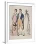 Half Full Dresses, C1810-W Read-Framed Giclee Print