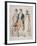 Half Full Dresses, C1810-W Read-Framed Giclee Print