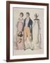 Half Full Dresses, C1810-W Read-Framed Giclee Print