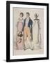 Half Full Dresses, C1810-W Read-Framed Giclee Print