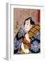 Half Legth Portrait of Bazui Chobel-Kuniyoshi Utagawa-Framed Giclee Print