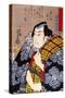 Half Legth Portrait of Bazui Chobel-Kuniyoshi Utagawa-Stretched Canvas
