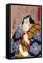 Half Legth Portrait of Bazui Chobel-Kuniyoshi Utagawa-Framed Stretched Canvas