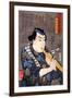 Half Legth Portrait of Goshaku Somegoro-Kuniyoshi Utagawa-Framed Giclee Print