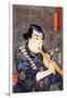 Half Legth Portrait of Goshaku Somegoro-Kuniyoshi Utagawa-Framed Giclee Print