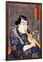 Half Legth Portrait of Goshaku Somegoro-Kuniyoshi Utagawa-Framed Giclee Print