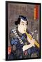 Half Legth Portrait of Goshaku Somegoro-Kuniyoshi Utagawa-Framed Giclee Print