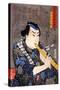 Half Legth Portrait of Goshaku Somegoro-Kuniyoshi Utagawa-Stretched Canvas