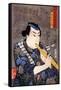 Half Legth Portrait of Goshaku Somegoro-Kuniyoshi Utagawa-Framed Stretched Canvas