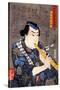 Half Legth Portrait of Goshaku Somegoro-Kuniyoshi Utagawa-Stretched Canvas