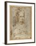 Half-Length of a Seated Woman-Parmigianino-Framed Giclee Print