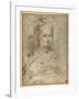 Half-Length of a Seated Woman-Parmigianino-Framed Giclee Print