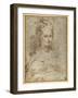 Half-Length of a Seated Woman-Parmigianino-Framed Giclee Print