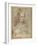 Half-Length of a Seated Woman-Parmigianino-Framed Giclee Print