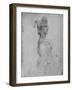'Half-Length of a Young Woman in Profile to the Right', c1480 (1945)-Leonardo Da Vinci-Framed Giclee Print