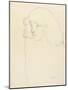 Half-Length Portrait of a Girl in Three-Quarter Profile, 1913-Gustav Klimt-Mounted Giclee Print