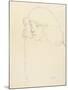 Half-Length Portrait of a Girl in Three-Quarter Profile, 1913-Gustav Klimt-Mounted Giclee Print