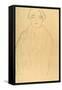 Half-Length Portrait of a Woman Facing Forward-Gustav Klimt-Framed Stretched Canvas