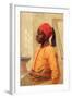 Half Length Portrait of an Arab Boy-Frederick Goodall-Framed Giclee Print