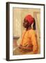 Half Length Portrait of an Arab Boy-Frederick Goodall-Framed Giclee Print