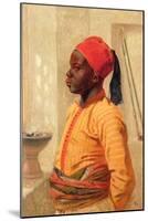 Half Length Portrait of an Arab Boy-Frederick Goodall-Mounted Giclee Print