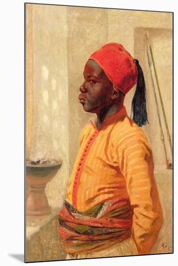 Half Length Portrait of an Arab Boy-Frederick Goodall-Mounted Giclee Print