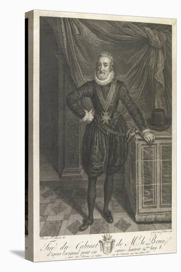 Half-Length Portrait of Henri IV-Antoine de Marcenay de Ghuy-Stretched Canvas