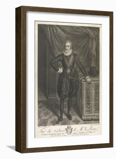 Half-Length Portrait of Henri IV-Antoine de Marcenay de Ghuy-Framed Giclee Print