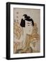 Half Length Portrait of the Actor Onoe Eizaburo in the Role Os Soga Gora-Hashiguchi Goyo-Framed Giclee Print