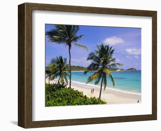 Half Moon Bay, Antigua, Caribbean, West Indies-John Miller-Framed Photographic Print