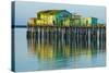 Half Moon Bay Pier-Lee Peterson-Stretched Canvas