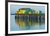 Half Moon Bay Pier-Lee Peterson-Framed Photo