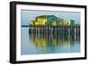 Half Moon Bay Pier-Lee Peterson-Framed Photo