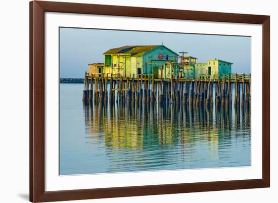 Half Moon Bay Pier-Lee Peterson-Framed Photographic Print