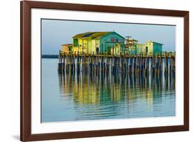 Half Moon Bay Pier-Lee Peterson-Framed Photographic Print