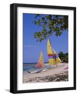 Half Moon Club Beach, Montego Bay, Jamaica, Caribbean, West Indies-Robert Harding-Framed Photographic Print